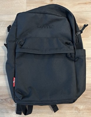 Levis L Pack Standard Issue Backpack Unisex Black Padded Shoulder Straps