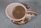 Vintage ROYAL CROWNFORD IRONSTONE Tonquin Brown Transferware Miniature Creamer — photo 4