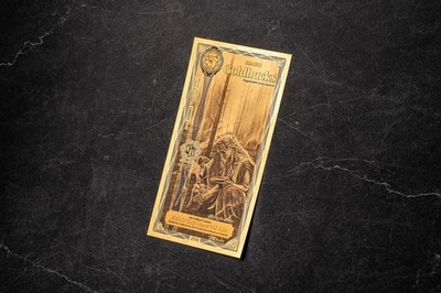 2026 - 5 IDAHO Goldback Aurum Gold Foil Note 1/200 oz 24kt .999