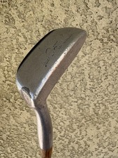 "WEE" SCOT 2WE SAN MATEO 34.5" PUTTER - HICKORY SHAFT - ORIGINAL LEATHER GRIP