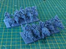 10 x Avatars of War Goblin wolfrider archers Battle-Ready regiment (bases inc)
