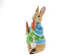 Limited Addition Porcelain Peter Rabbit Figure + Certification of Authenticity 