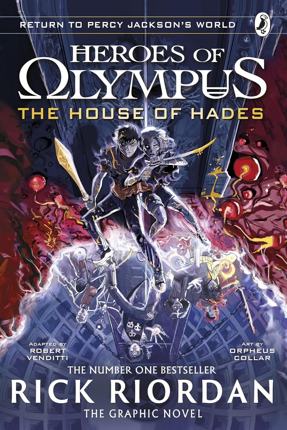 The House of Hades The Graphic Novel Heroes of by Rick Riordan PAPERBACK - Image 6