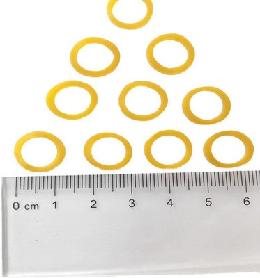 PET SHOW 1000Pcs 10MM Dia. 100G/Pack Bulk Dog Rubber Bands for Hair Grooming DIY