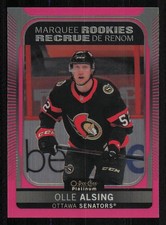 2021-22 O-Pee-Chee Platinum Matte Pink #256 Olle Alsing