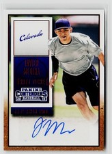 Javier Medina 2015 Contenders #39 Draft Ticket Autograph Red Foil Rockies