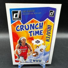 Kiki Iriafen Rookie Crunch Time RC 2025 Donruss WNBA #20 Mystics