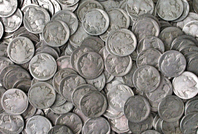 Dateless Buffalo Nickels - Lot of 20 - Circulated - Great Mix!!