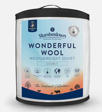 Slumberdown Wonderful Wool Mediumweight Double Duvet 7-9 TOG