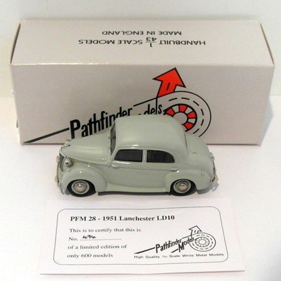 Pathfinder Models Maßstab 1:43 PFM28 - 1951 Lanchester LD10 1 von 600 grau