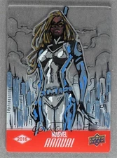 2016 Upper Deck Marvel Annual Plexi 1/1 Melike Acar Auto Sketch 09q5