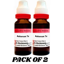 Dr Reckeweg Homeopathic Aalserum 7X Mother Tincture 1x(Q) 20ml + 20ml Pack Of 2