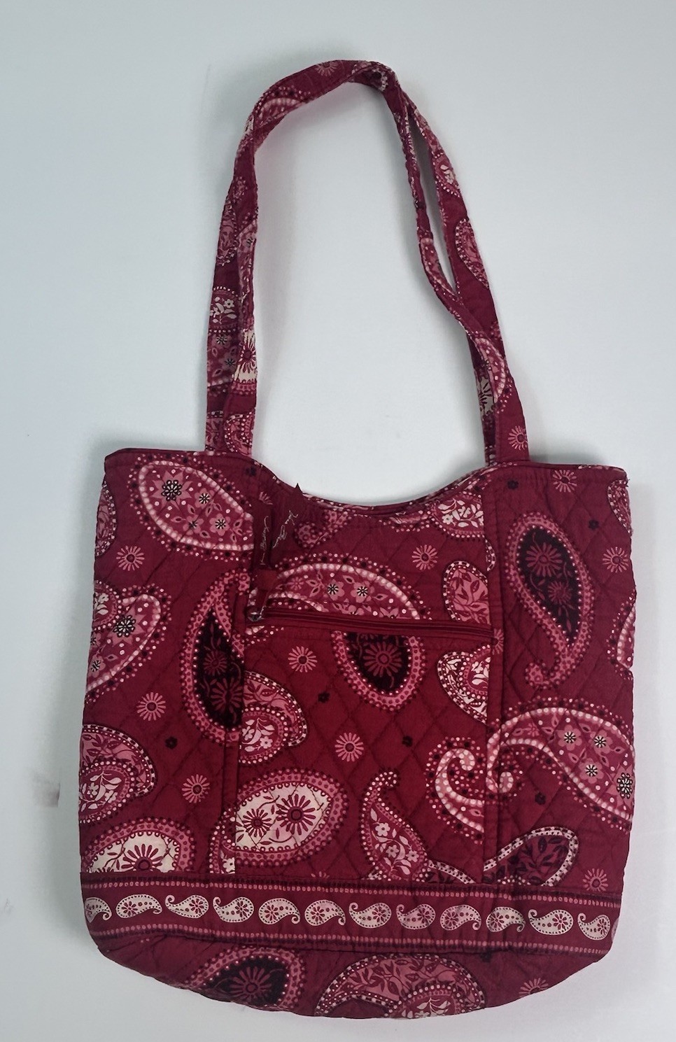 Vera Bradley Mesa Red Pattern Medium Shoulder Tote - image 1