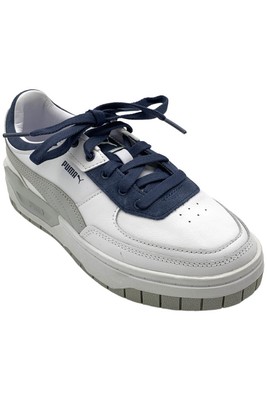Puma Women's Cali Lace Up Sneakers White/Ash Gray