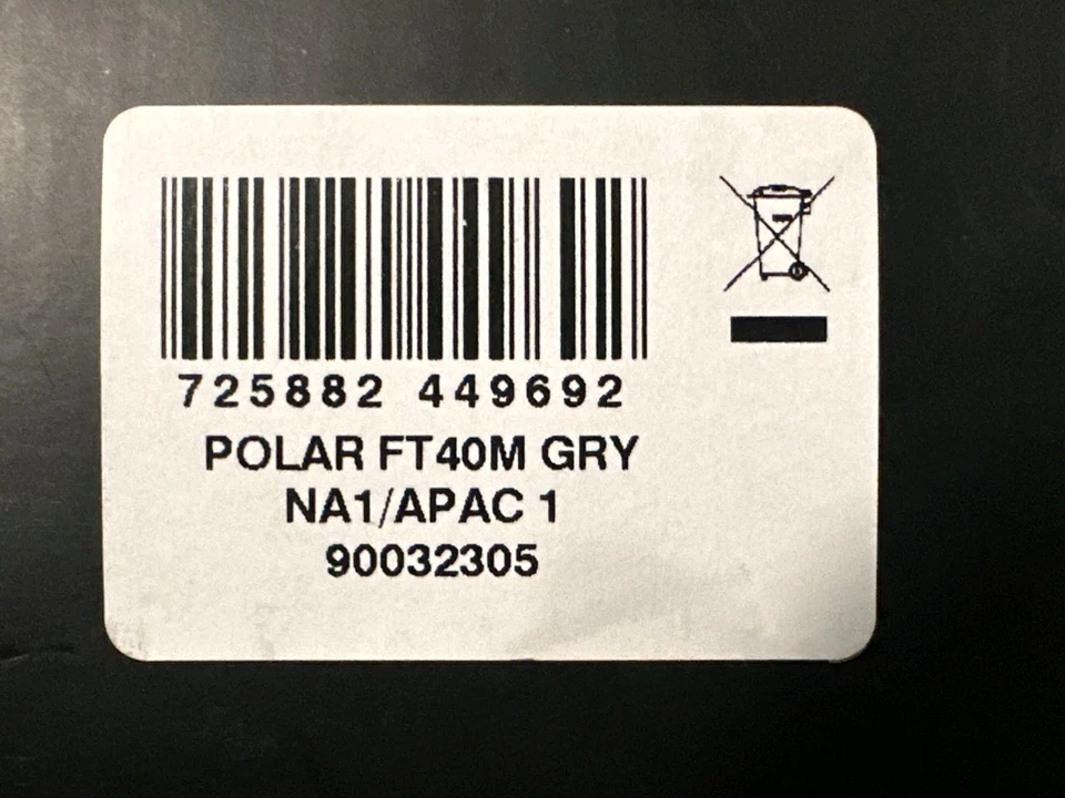 Polar FT40 Digital Watch Unisex GPS Fitness Excise Activity Tracker In Box - Image 3 of 3