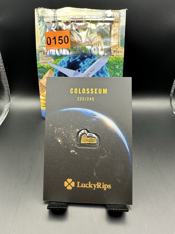 TD Mint LuckyRips Colosseum 0.75g .999 Fine Gold Bar Serial 233 🔥