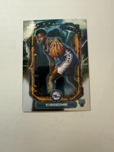 2025-26 Topps Chrome Cosmic #ET-15 VJ Edgecombe Extraterrestrial Talent
