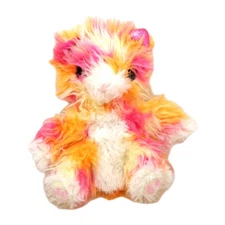 Scruff A Luvs Little Live Neon Kitten / Cat (8" Soft Plush Stuffed Animal Toy)