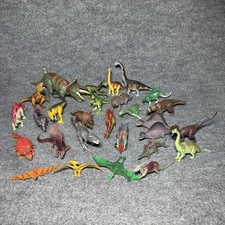 Lot of Unbranded Dinosaur Figures, 1 Jurassic World Large Dinosaur Lot of 29