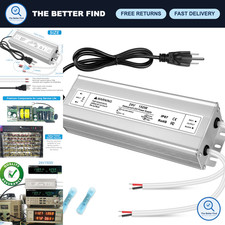 24V 150W Waterproof LED Power Supply, AC to DC Transformer for Outdoor Lighting,