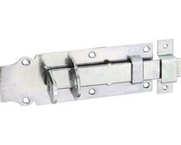 Schlossriegel Mit Flachem Griff Und Schlaufe 180 X 64 Mm Galv. Verzinkt, Dicksch