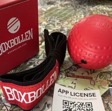 Boxbollen Original NEUF avec licence d'application, entraînement amusant - ballon de boxe MMA