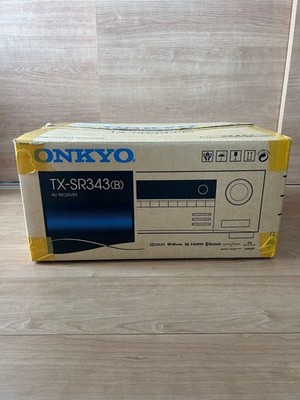 Onkyo TX-SR343(B) AV Receiver Amplifier Black With Remote Control