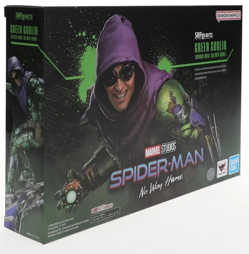Marvel Spider-Man Willem Dafoe Green Goblin Action Figure S.H. Bandai Tamashii