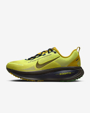 Nike Vomero 18 Men's Shoes in Yellow/Peat Moss/Dark Obsidian