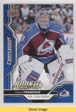 2018-19 Upper Deck Compendium Rookies Blue Pavel Francouz #884 READ bg1