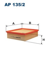 Luftfilter FILTRON AP 135/2 Filtereinsatz für LAGUNA BG0 KG0 SATIS JK0 RENAULT 2