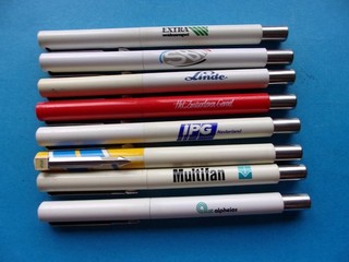 8 PARKER VECTOR TEXT ROLLERBALL PENS