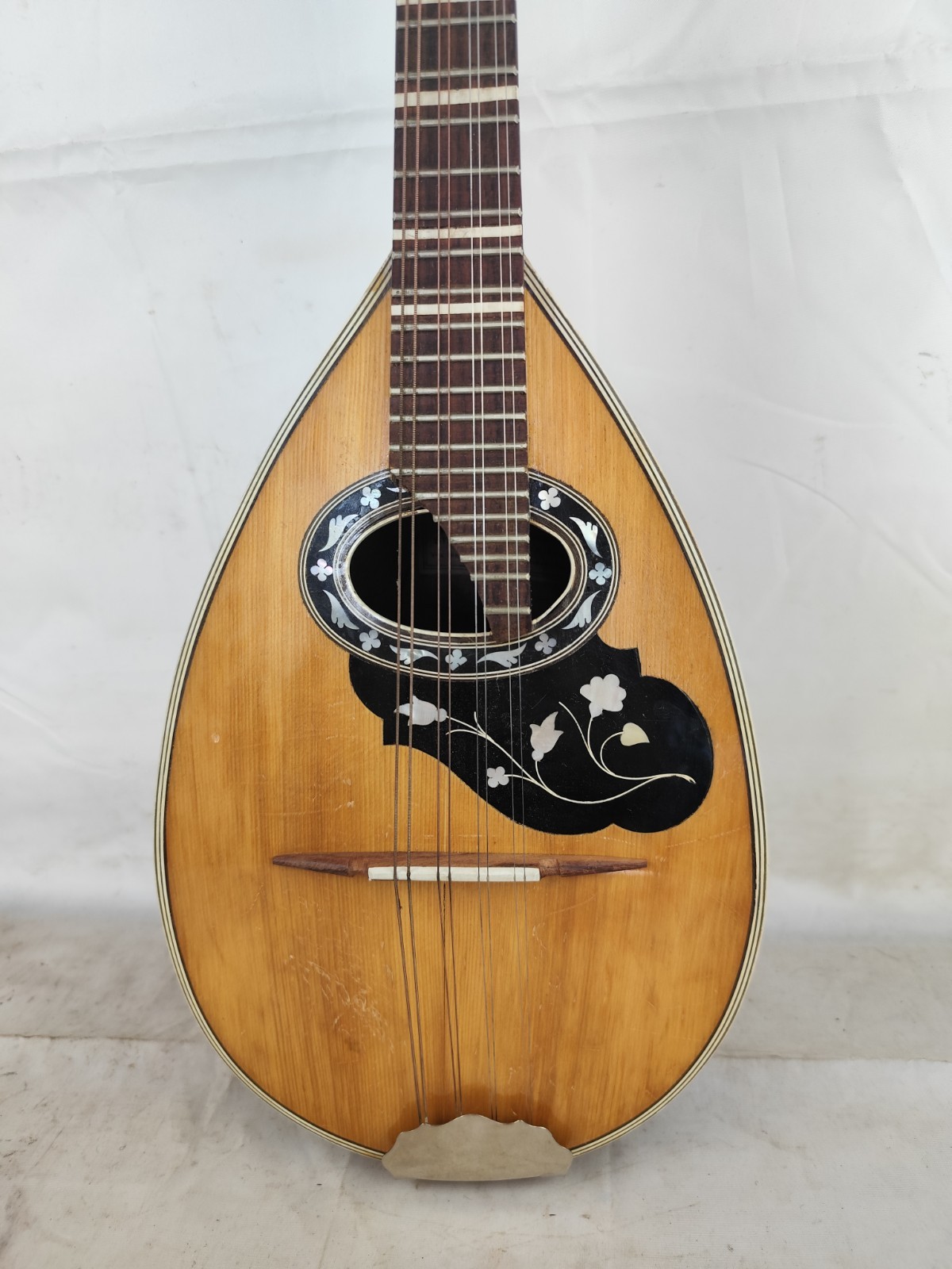 Mandolin 6 Corde Francesco Abramo Catania 1960 曼陀林 만돌린 マンドリン