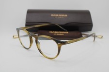 NEW OLIVER PEOPLES OV 5004 1211 RILEY R HORN BROWN AUTHENTIC EYEGLASSES 45-20