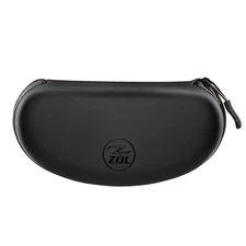 Zol Zipper Hard Shell Sunglasses Case and Eyeglasses Case