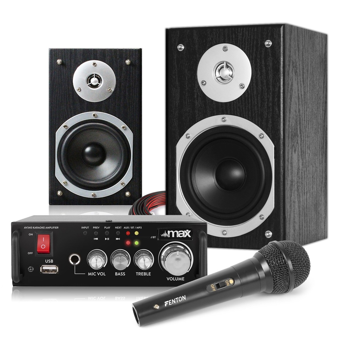 Altoparlante Fenton SHFB55B 140W - Casse 1'' + 5'', Suono Di Qualità, Confezione In Coppia - Foto 9