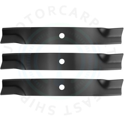 3 Pcs Mower Blade For John Deere 60'' Cut M128485 M133381 TCU15881 737 757 777