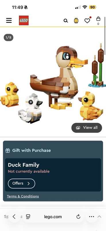 LEGO Creator: Duck Family (40885) - Brand New & Sealed