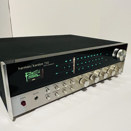 Harman Kardon 730 Twin Powered Stereo Receiver Vintage Tested Working Serviced