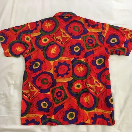 Vestopia Aloha Shirt Rayon 100% Size M Men's Fashion Top image 6