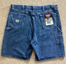 Wrangler Mens Jean Shorts Hero Carpenter Size 44 Blue 67CUTDW
