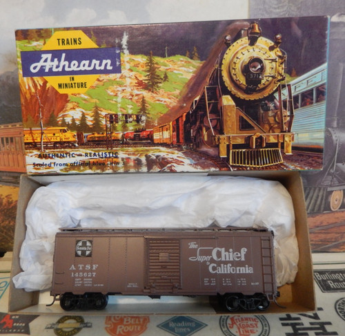 Coche de carga Athearn ATSF Super Chief 40' SD ESCALA HO #14527 HASKDs Nuevo en caja **BONITO LQQK* | Condition: New