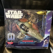 New Star Wars Micro Galaxy Squadron Boba Fett's Starship Launch Edition Series 1