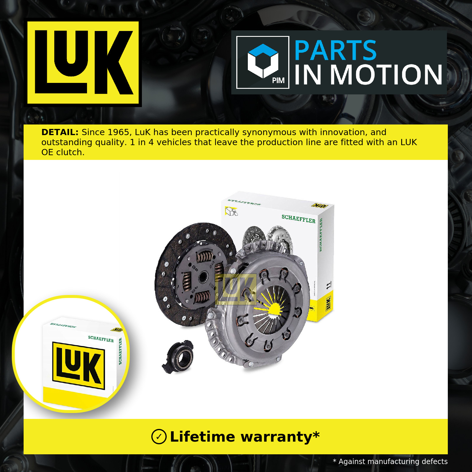 LUK Clutch Kit 620 3096 00 for PEUGEOT 406 8B 1995 to 2005 - Image 4