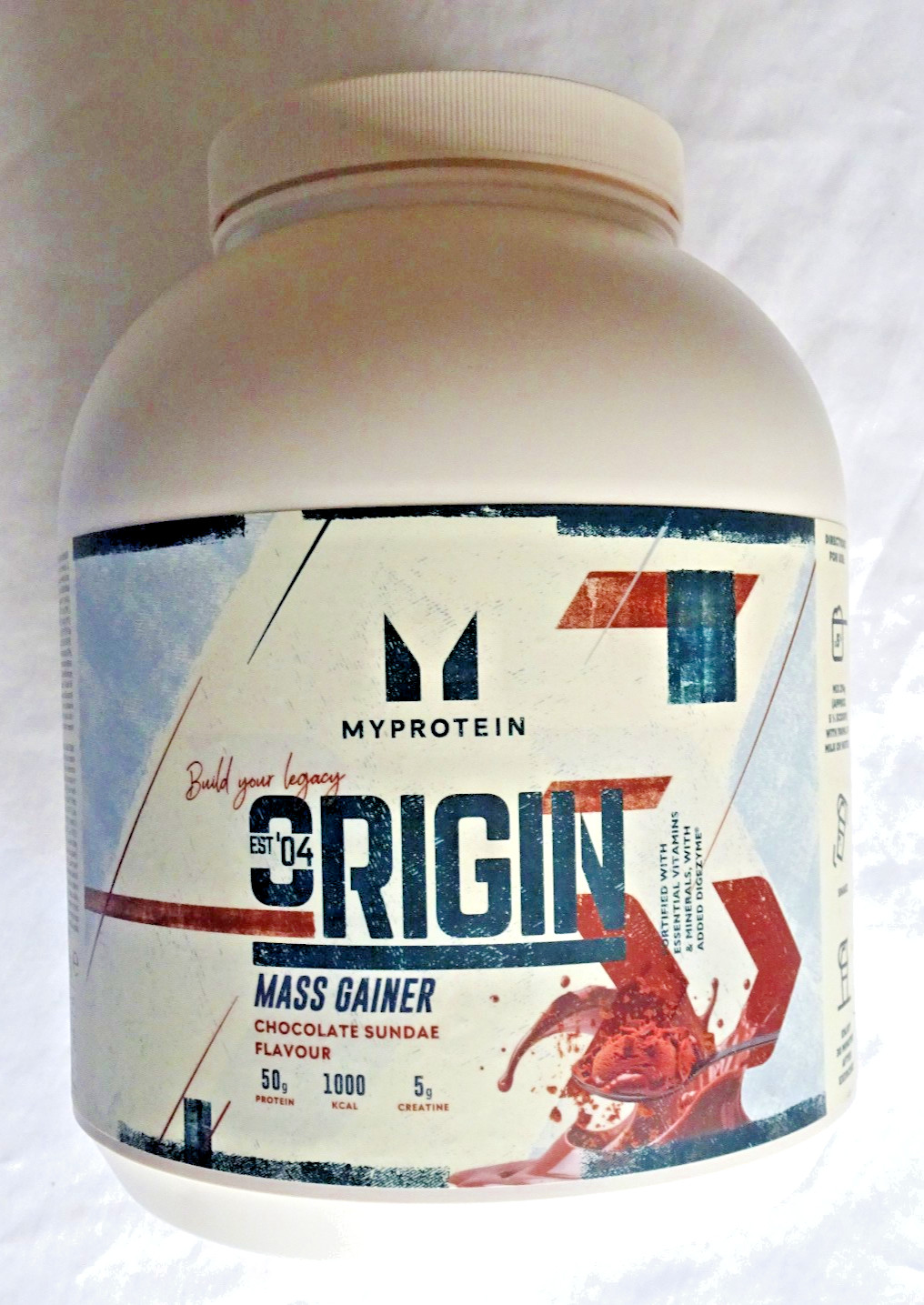 MyProtein Origin Mass Gainer - Chocolate Sundae -  2.74kg - BBE 12/2026