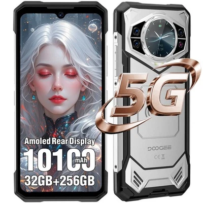 DOOGEE S200 Outdoor Handy 5G Dual Screen 32GB+256GB 10100mAh 100MP Smartphone