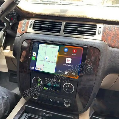 4+64GB FOR 2007-2014 CHEVROLET SUBURBAN CARPLAY ANDROID 15 GPS RADIO STEREO +CAM