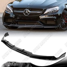 For 15-21 Mercedes C63c63s Amg W205 Ap-style Painted Black Front Bumper Lip For 15-21 Mercedes C63c63s Amg W205 Ap-style Painted Black Front Bumper Lip