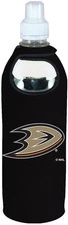 Anaheim Ducks 1/2 Liter Water Bottle Neoprene Beverage Insulator Holder...