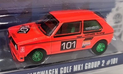 Greenlight 1/64 Volkswagen Golf MK1 1975 Race Gr.2 #101 CHASE Diecast Model Car